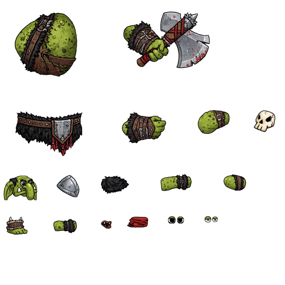 Verdant Maple Troll texture atlas