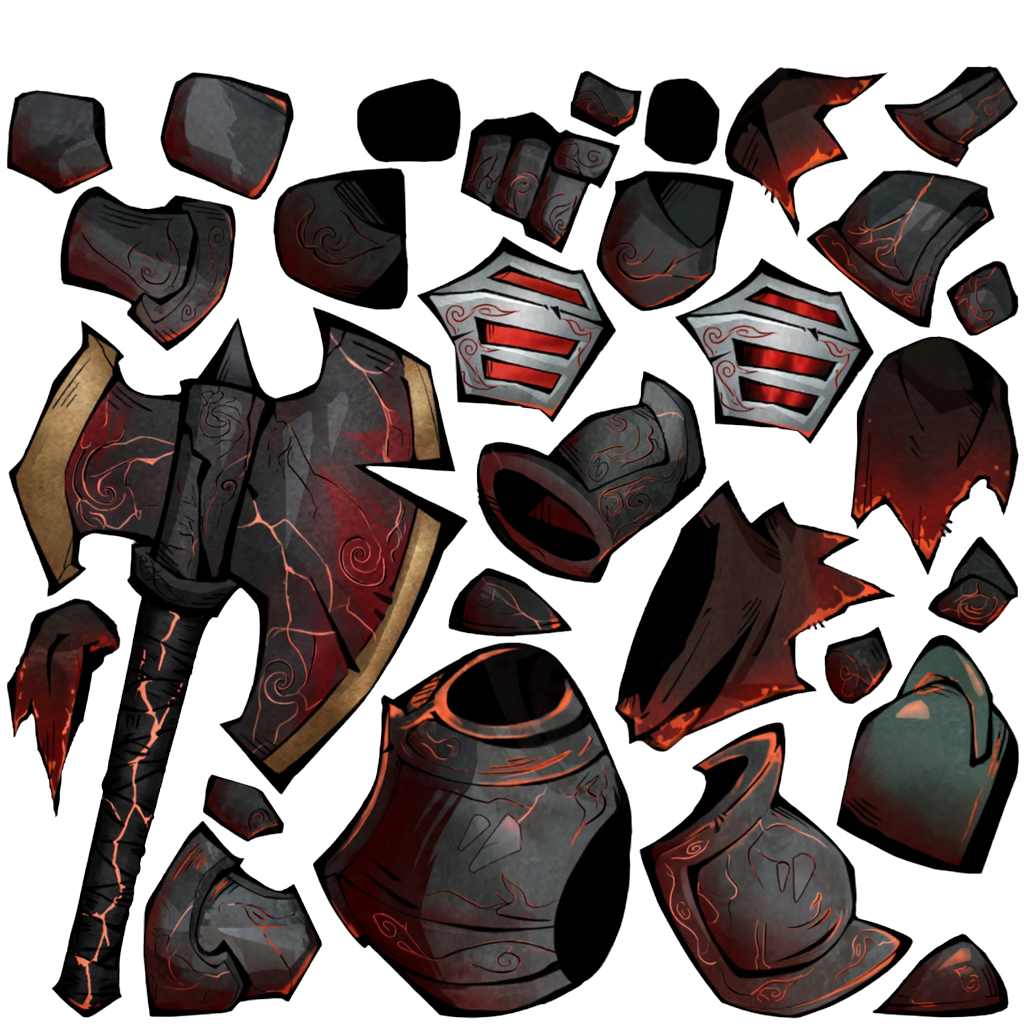Ember Fire Knight texture atlas