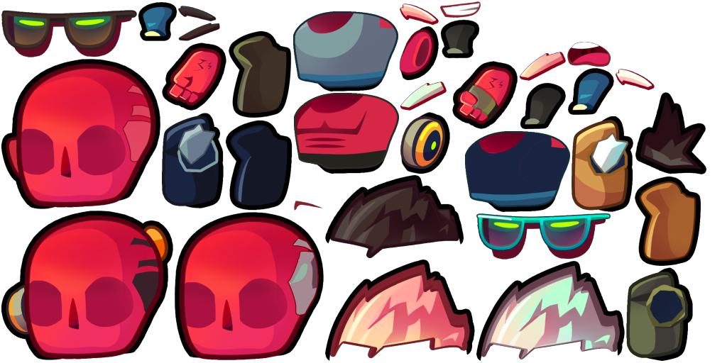 Hero1 Front texture atlas