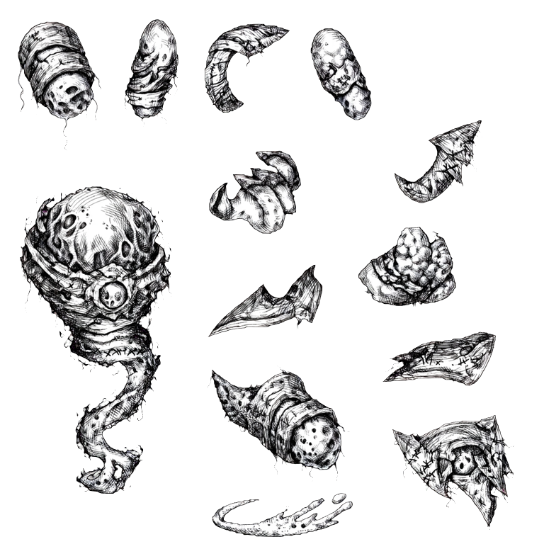 Putrid Drowned Zombie texture atlas