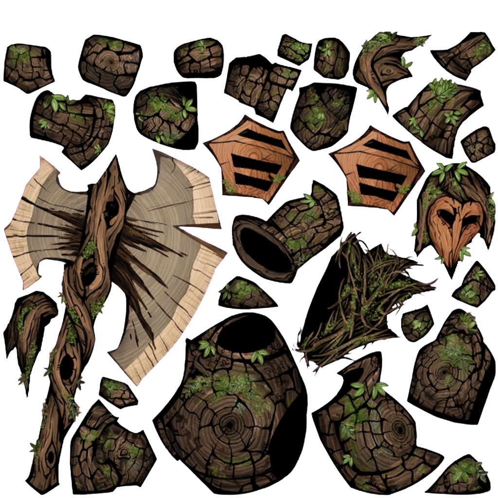 Treant Forest Warrior texture atlas