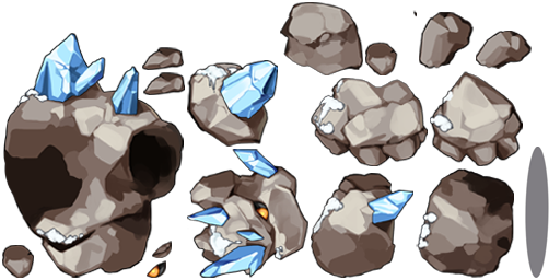 Crystal Crag Golem texture atlas