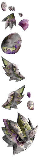 Putrid Ghoul Drake texture atlas