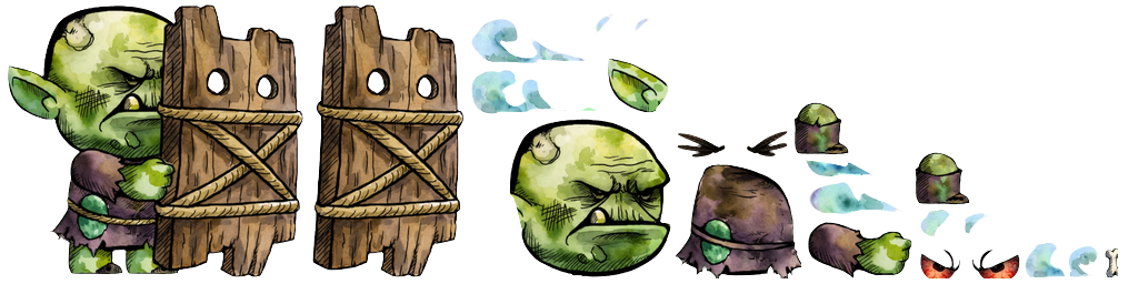 Rotting Gangrene Ghoul texture atlas