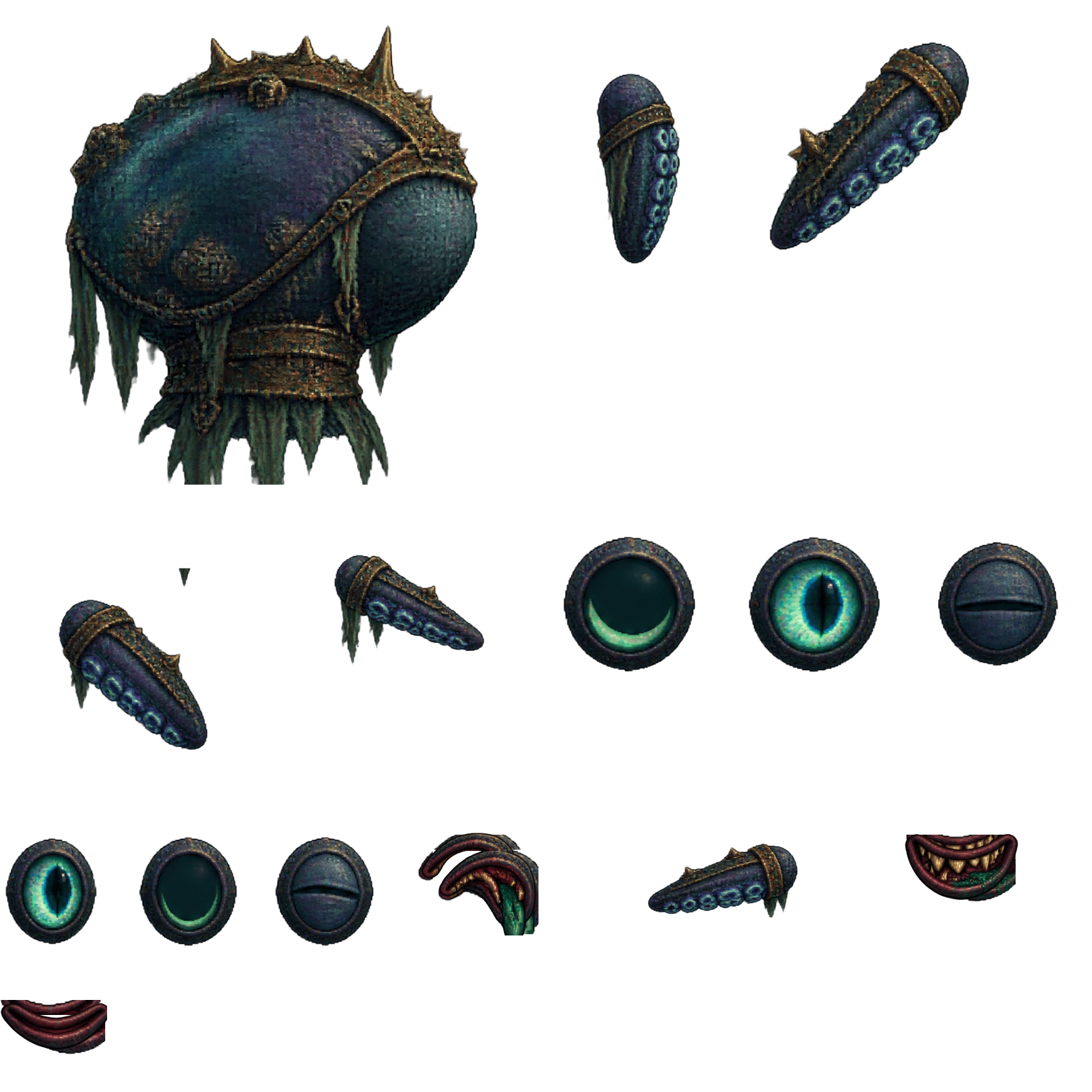 Abyssal Kraken texture atlas
