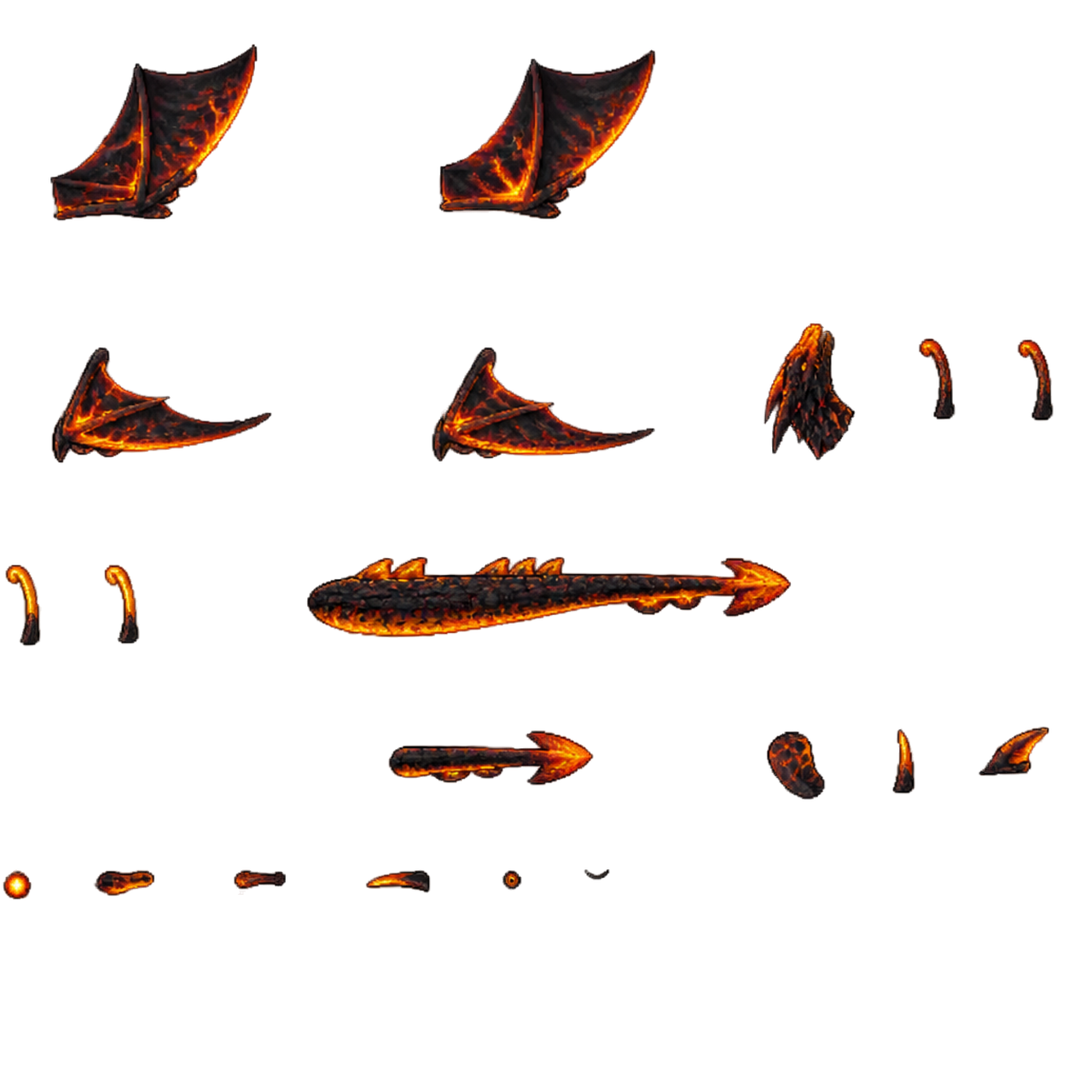 Ember Serpent texture atlas