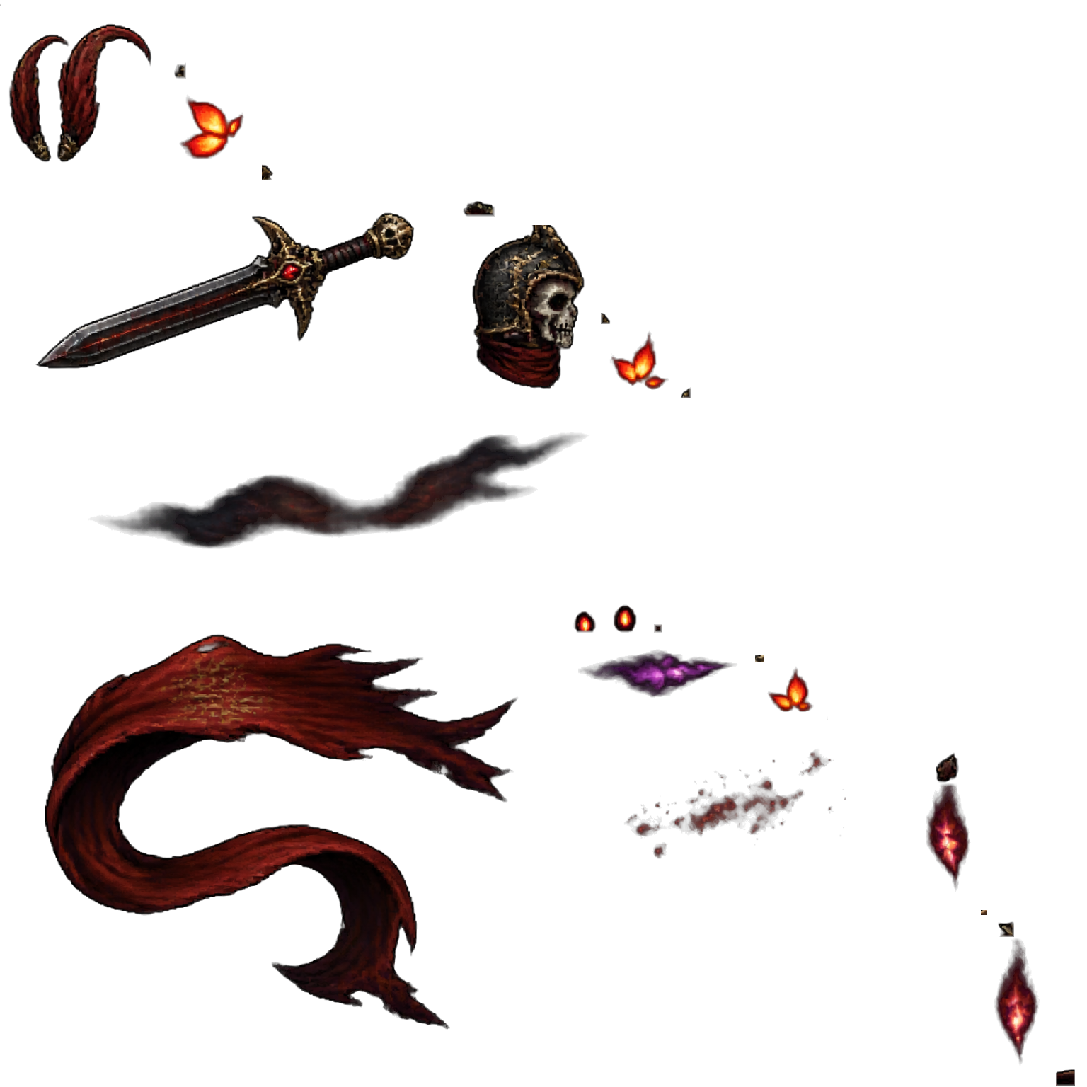 Skeleton Cavalier texture atlas
