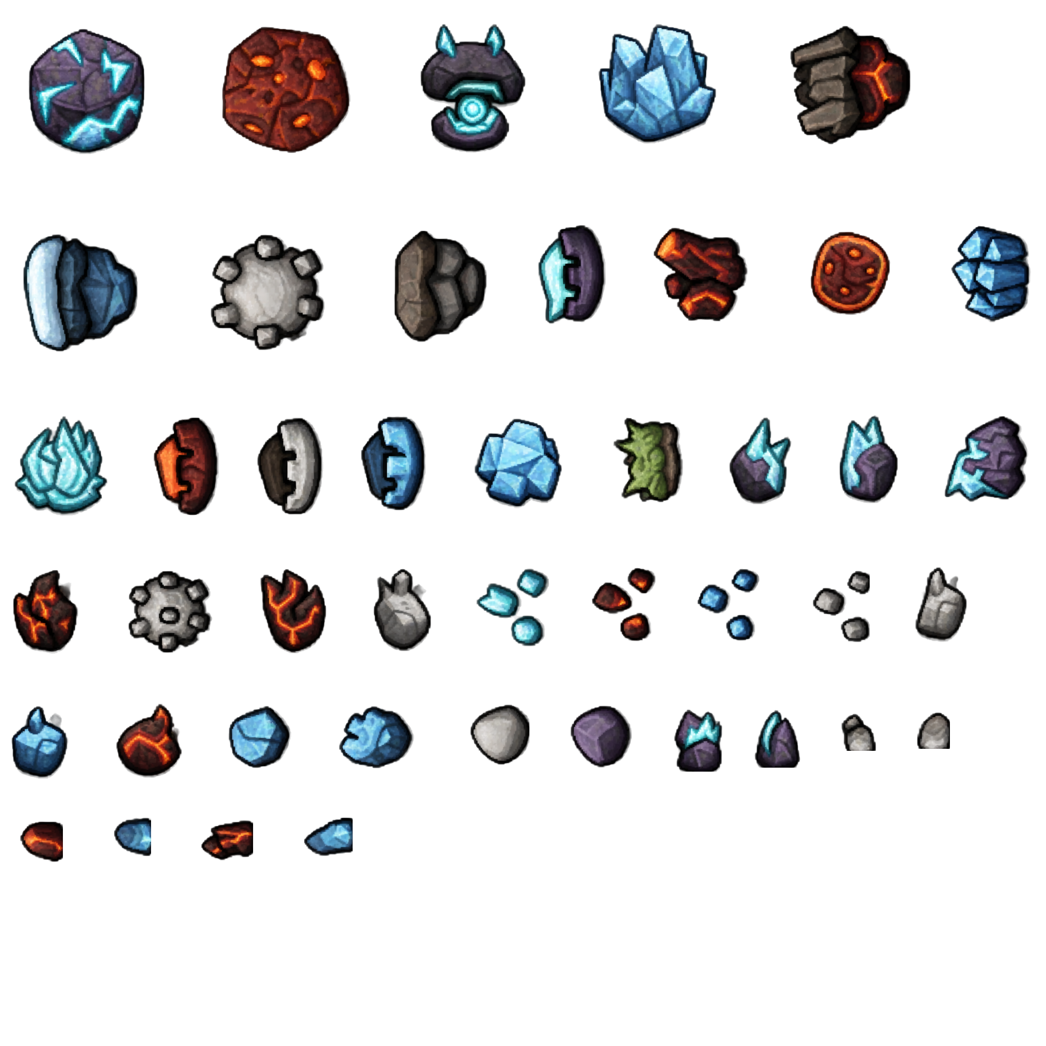 Stone Golem texture atlas
