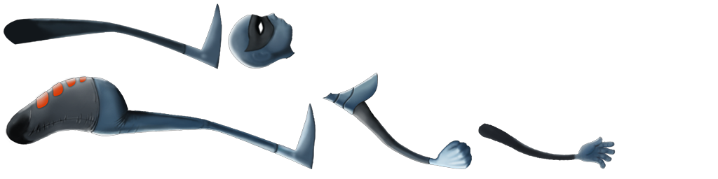 Stretchyman texture atlas