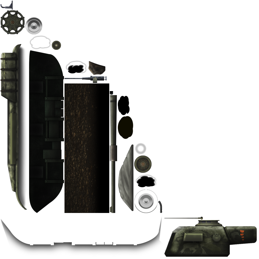Tank texture atlas